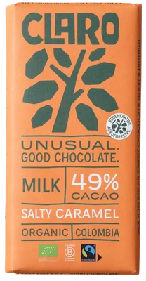 Claro Reep milk salty caramel 49% cacao