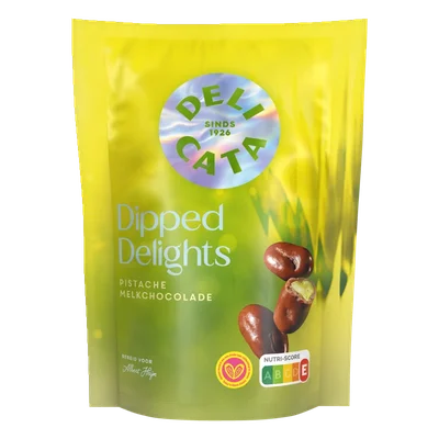 Delicata Dipped delights pistache melkchocolade