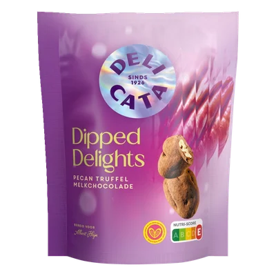Delicata Dipped delights pecan truffel