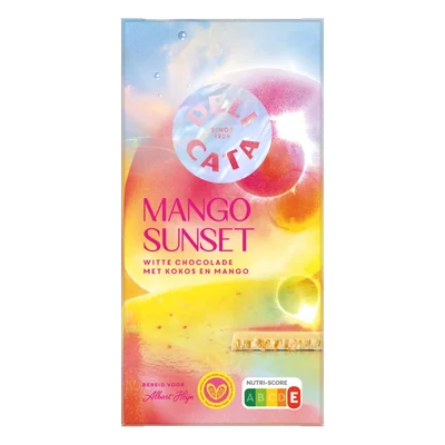 Delicata Reep mango sunset witte chocolade