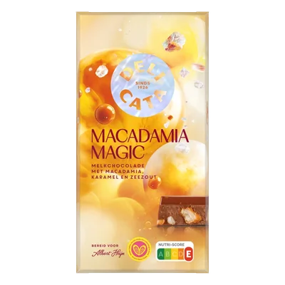 Delicata Reep macadamia magic melkchocolade