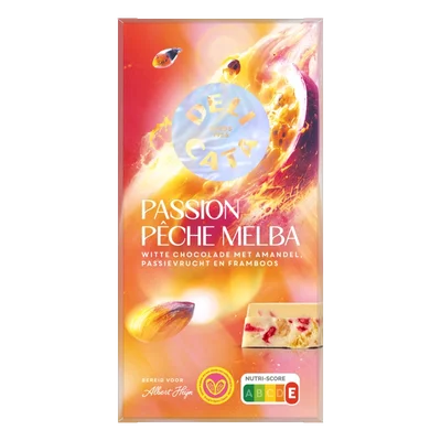 Delicata Reep passion pêche melba witte chocolade