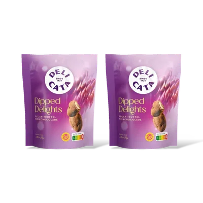 Delicata Dipped delights pecan truffel 2-pack