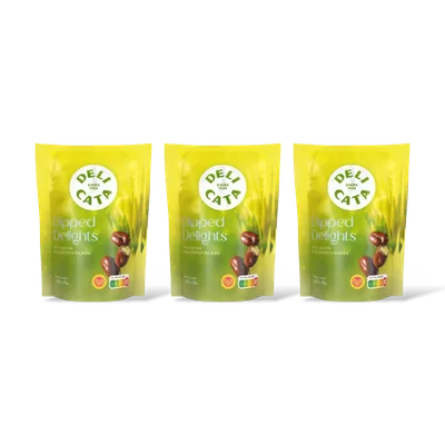Delicata delights pistache melkchocolade 3-pack