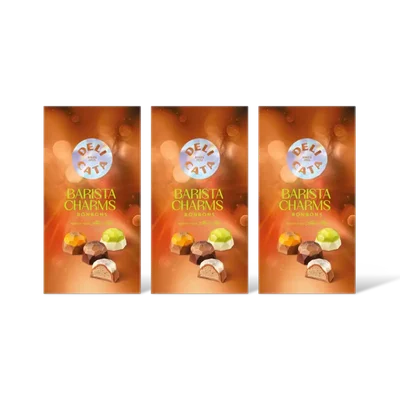 Delicata Barista charms bonbons 3-pack