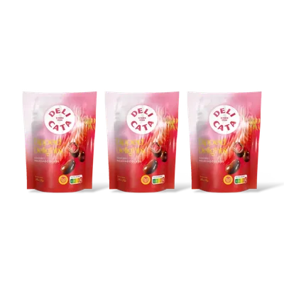 Delicata delights aardbei melkchocolade 3-pack