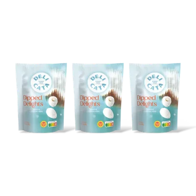 Delicata Dipped delights amandel kokos 3-pack
