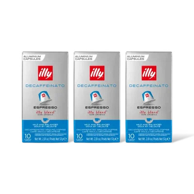 illy Decaffeinato espresso capsules 3-pack