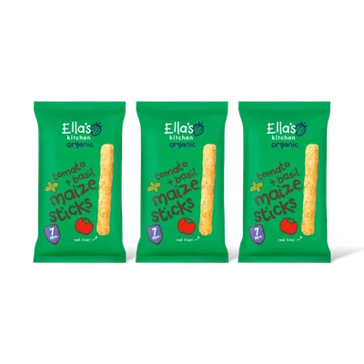 Ella's kitchen Maize sticks tomaat basilicum 7m+ 3-pack