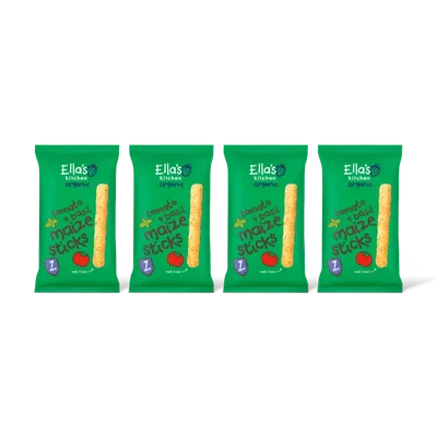 Ella's kitchen Maize sticks tomaat basilicum 7m+ 4-pack