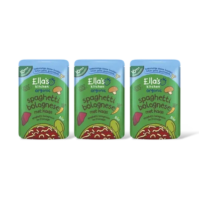 Ella's kitchen Spaghetti bolognese met kaas 10m+ 3-pack