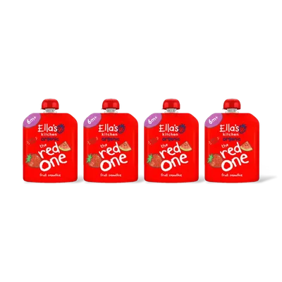Ella's kitchen Fruit smoothie the red one 6m+ bio 4-pck