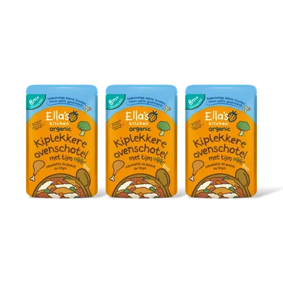 Ella's kitchen Kiplekkere ovenschotel met tijm 8m+ 3-pk