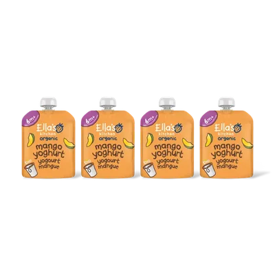 Ella's kitchen Mango yoghurt 6m+ 4-pack