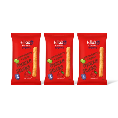 Ella's kitchen Melty sticks aardbei & appel 7m+ 3-pack