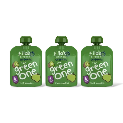 Ella's kitchen Fruit smoothie green one 6m+ 3-pack