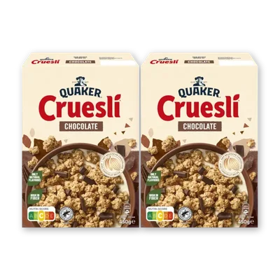 Quaker Cruesli chocolate 2-pack