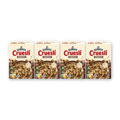 Quaker Cruesli chocolate 4-pack