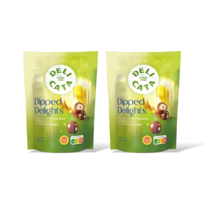 Delicata delights hazelnoot melkchocolade 2-pack