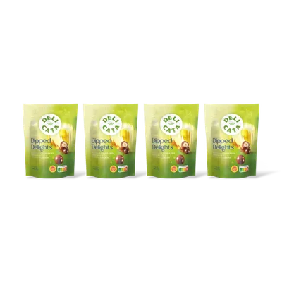 Delicata delights hazelnoot melkchocolade 4-pack