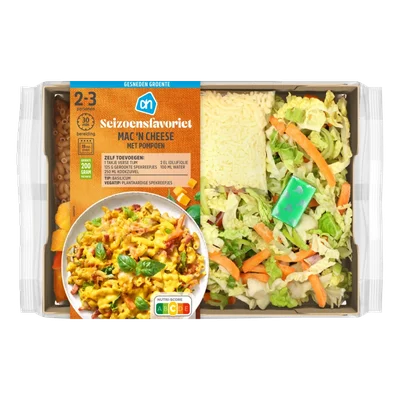 AH Gesneden verspakket mac'n cheese pompoen