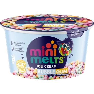 Mini Melts Ice cream bubble gum