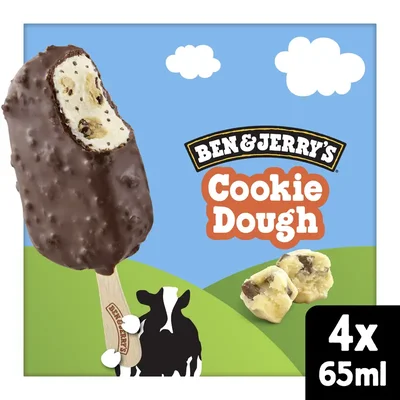 Ben & Jerry's Ice cream sticks cookie dough