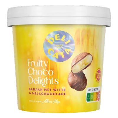 Delicata Fruitbite choco banaan