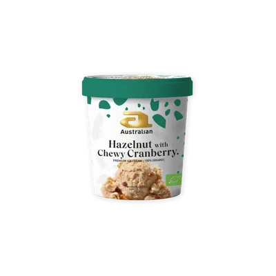 Australian Hazelnut with chewy cranberry