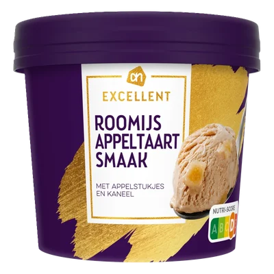 AH Excellent Appeltaart roomijs