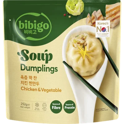 Bibigo Soup dumpling chicken & vegetable