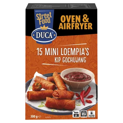 Duca 15 mini loempia's kip gochujang