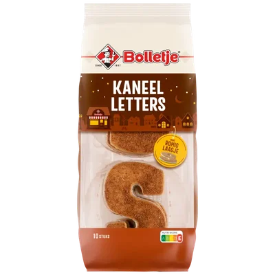 Bolletje Kruidnoten kaneelletters