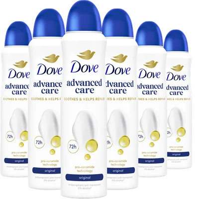 Dove Original Anti-transpirant Deodorant Spray 150 ML Multipack 6 stuks