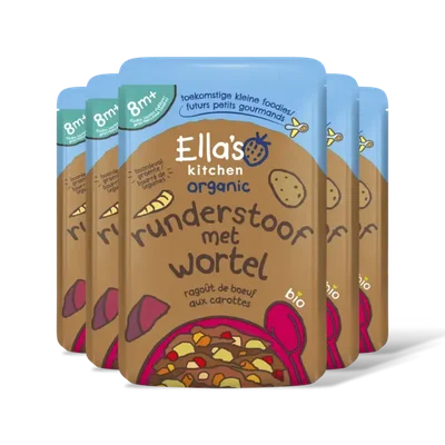 Ella's kitchen Hartverwarmende runderstoof 8m+ bio 5-pk
