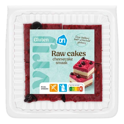 AH Glutenvrij Raw cakes cheesecake smaak