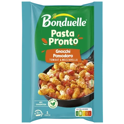 Bonduelle Pasta pronto gnocchi tomaat & mozzarella