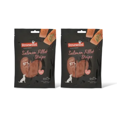 Rosewood Salmon fillet strips large 2-pack