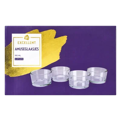 AH Excellent Amuse glaasjes 8,5x5cm