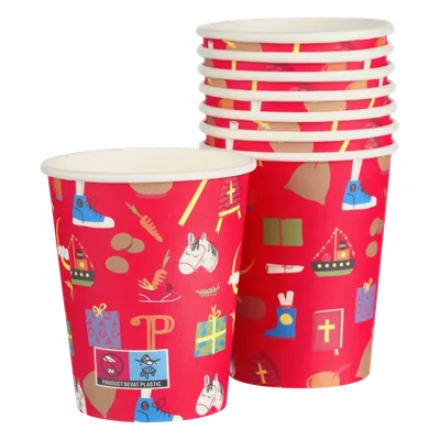 Hoomark Sint bekers rood