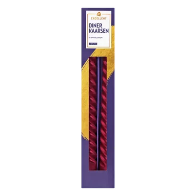 AH Excellent Dinerkaars swirl bordeaux
