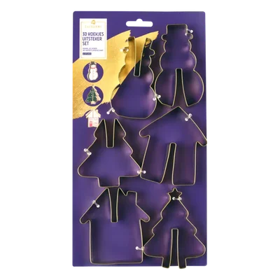 AH Excellent 3D cookie cutter set