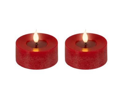 Lumineo Led theelichten rood
