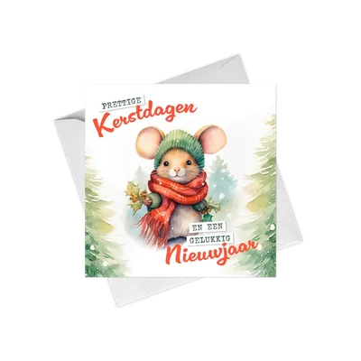 Hallmark Doos kerstkaarten muisje