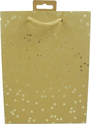 Hoomark Cadeautas sterren hotstamp