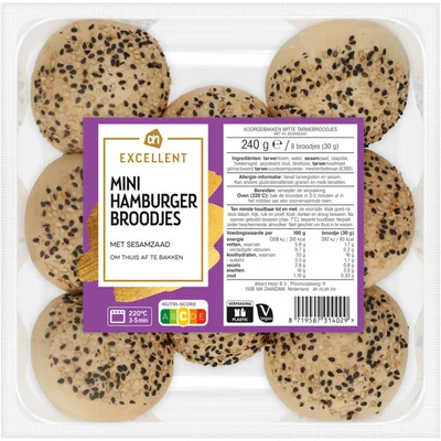 AH Excellent Mini hamburger broodjes