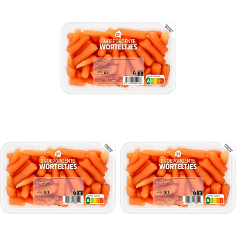 AH Snoepgroente worteltjes 3-pack