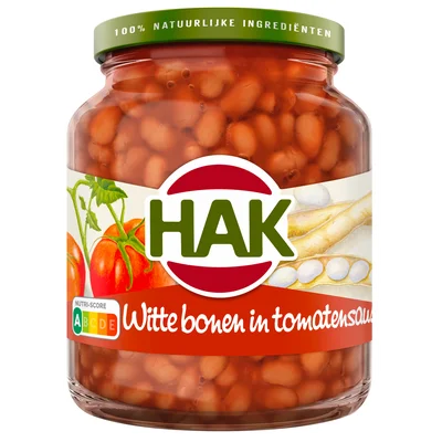 Hak Witte bonen in tomatensaus