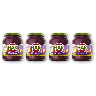 Hak Rode kool met stukjes appel 4-pack