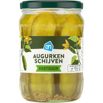 AH Augurken schijven zoetzuur